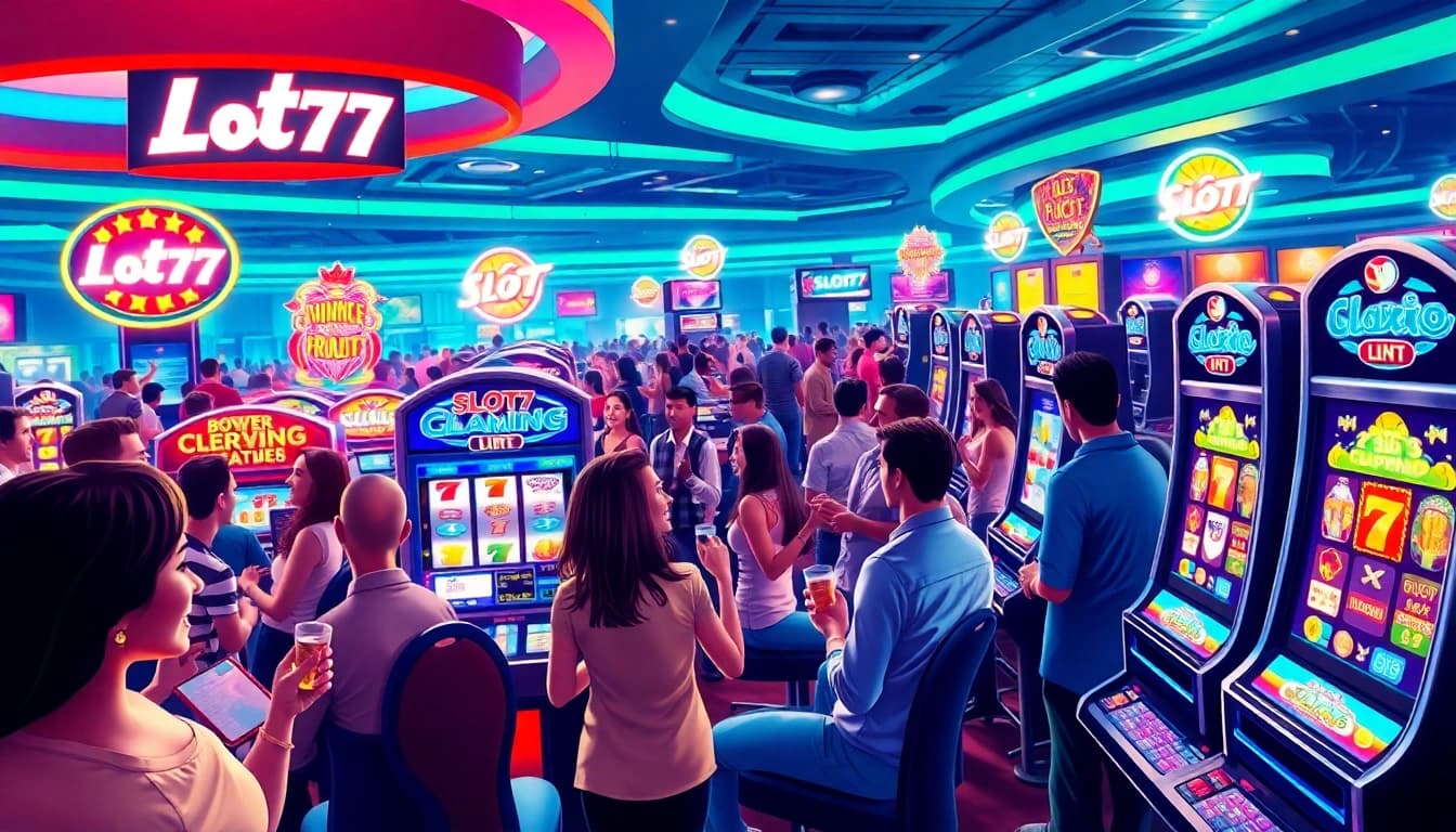 Menangkan Slot77 di berbagai mesin slot yang meriah di kasino.