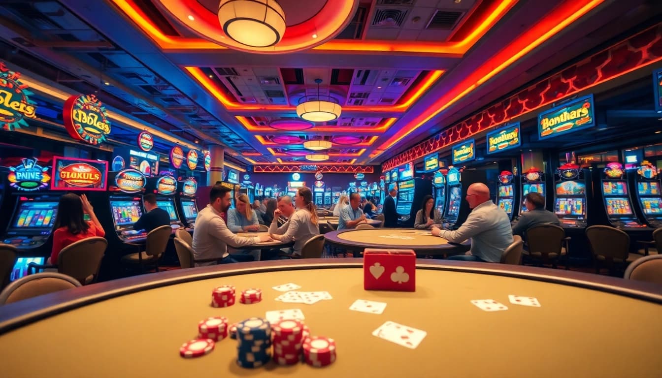 karirtoto menawarkan permainan kasino yang menarik dengan banyak mesin slot dan meja poker.