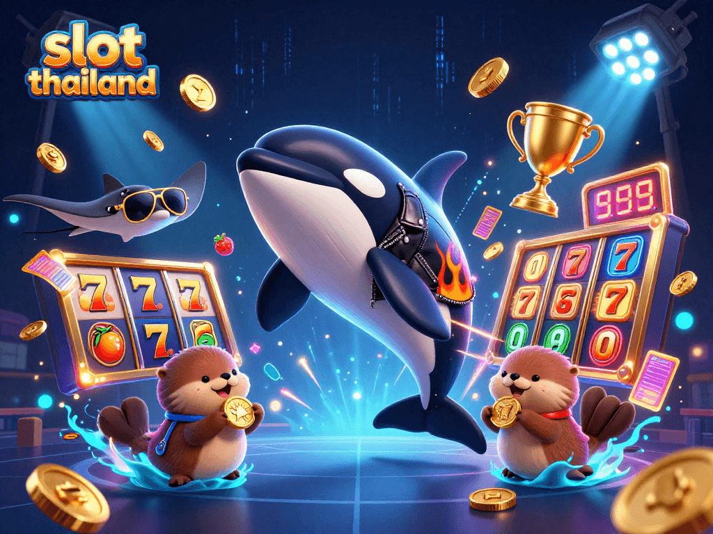 Experience thrilling slot thailand action with fun characters and vibrant casino elements.