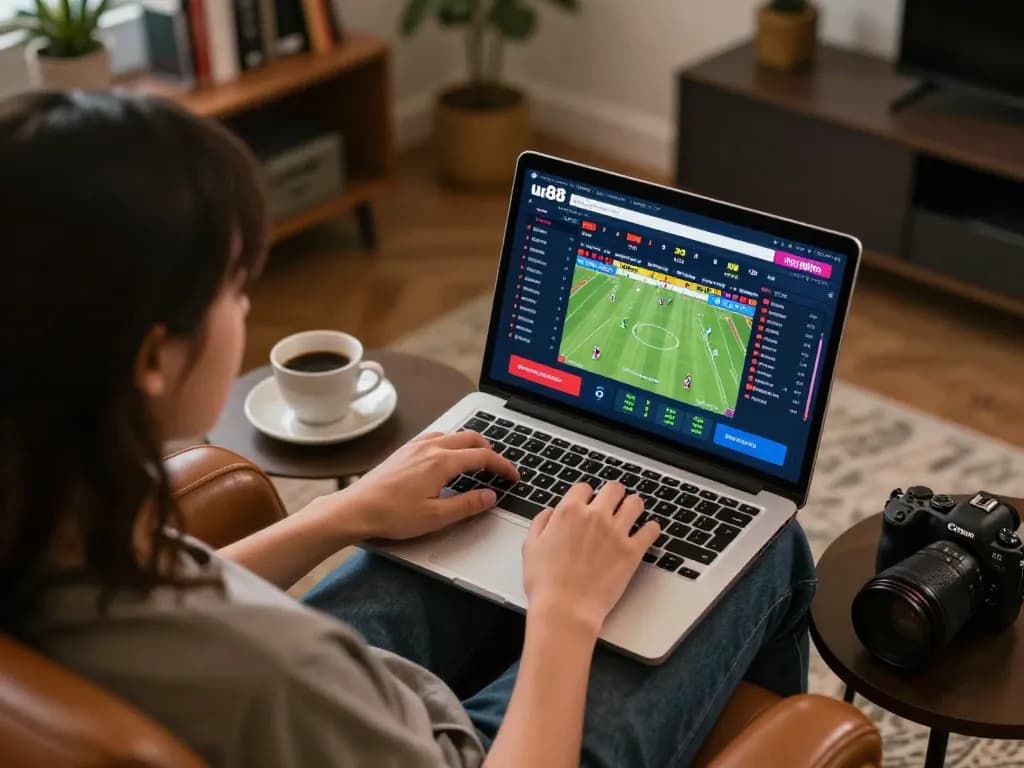 Engaging with the uu88 okwin sportsbook for live betting on sports events.