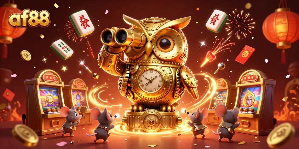 Experience the thrilling atmosphere of af88 casino with immersive slot machines and festive elements.