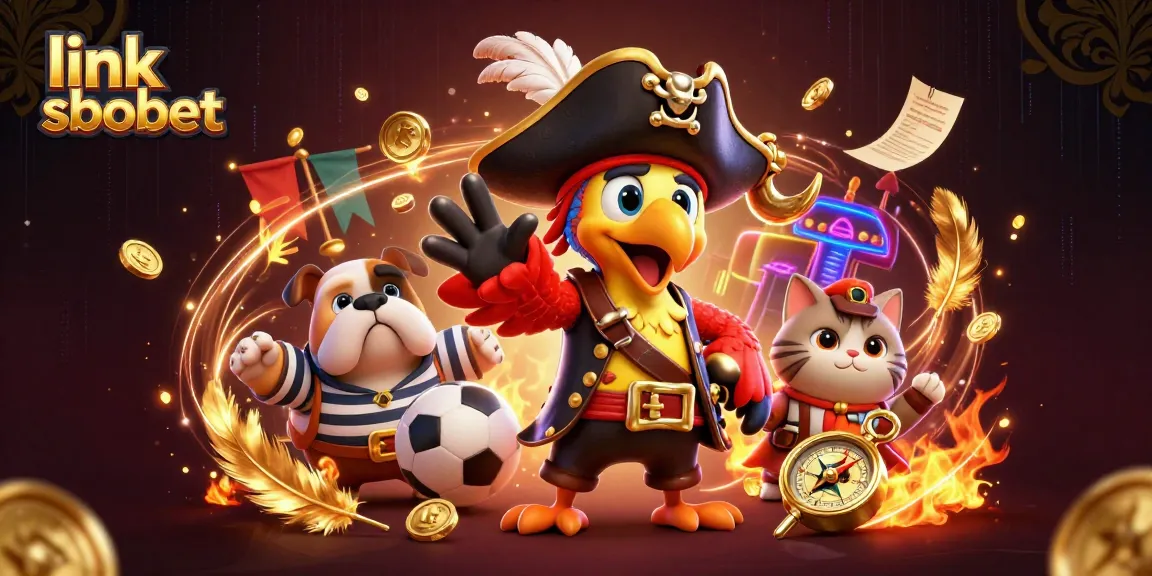 Engage with link sbobet in this thrilling sports betting scene featuring animated characters and dynamic elements.