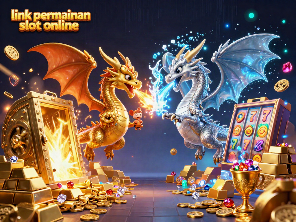 Link permainan slot online dengan si naga emas dan perak dalam pertarungan epik di kasino virtual.