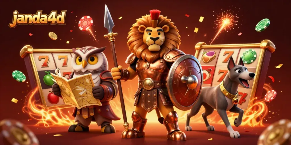 Janda4d menghadirkan pengalaman bermain slot interaktif dengan karakter tiga dimensi yang menarik dan simbol keberuntungan.