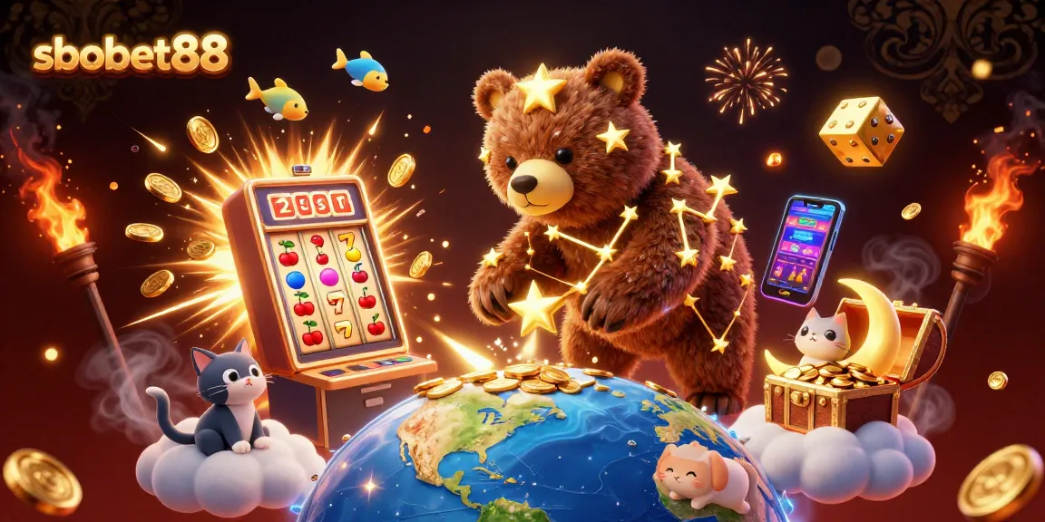 Experience thrilling coins scoop action in sbobet88 casino with vivid 3D characters and jackpot vibes.