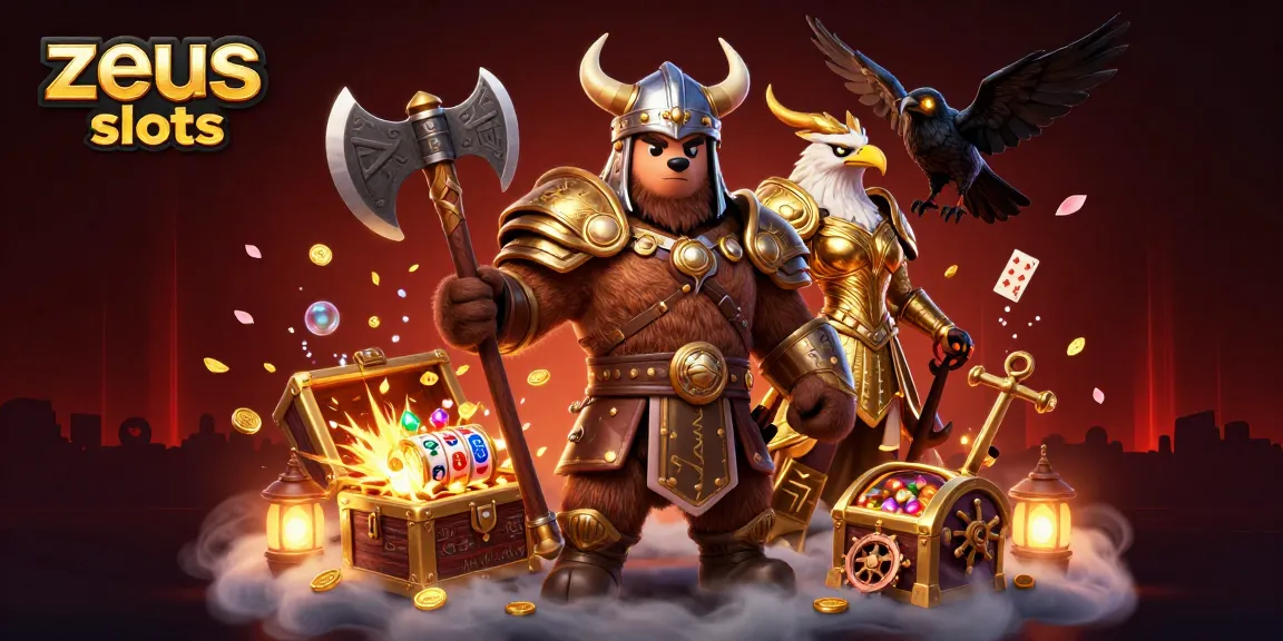 Experience vibrant zeus slots action with dynamic 3D elements and engaging characters.