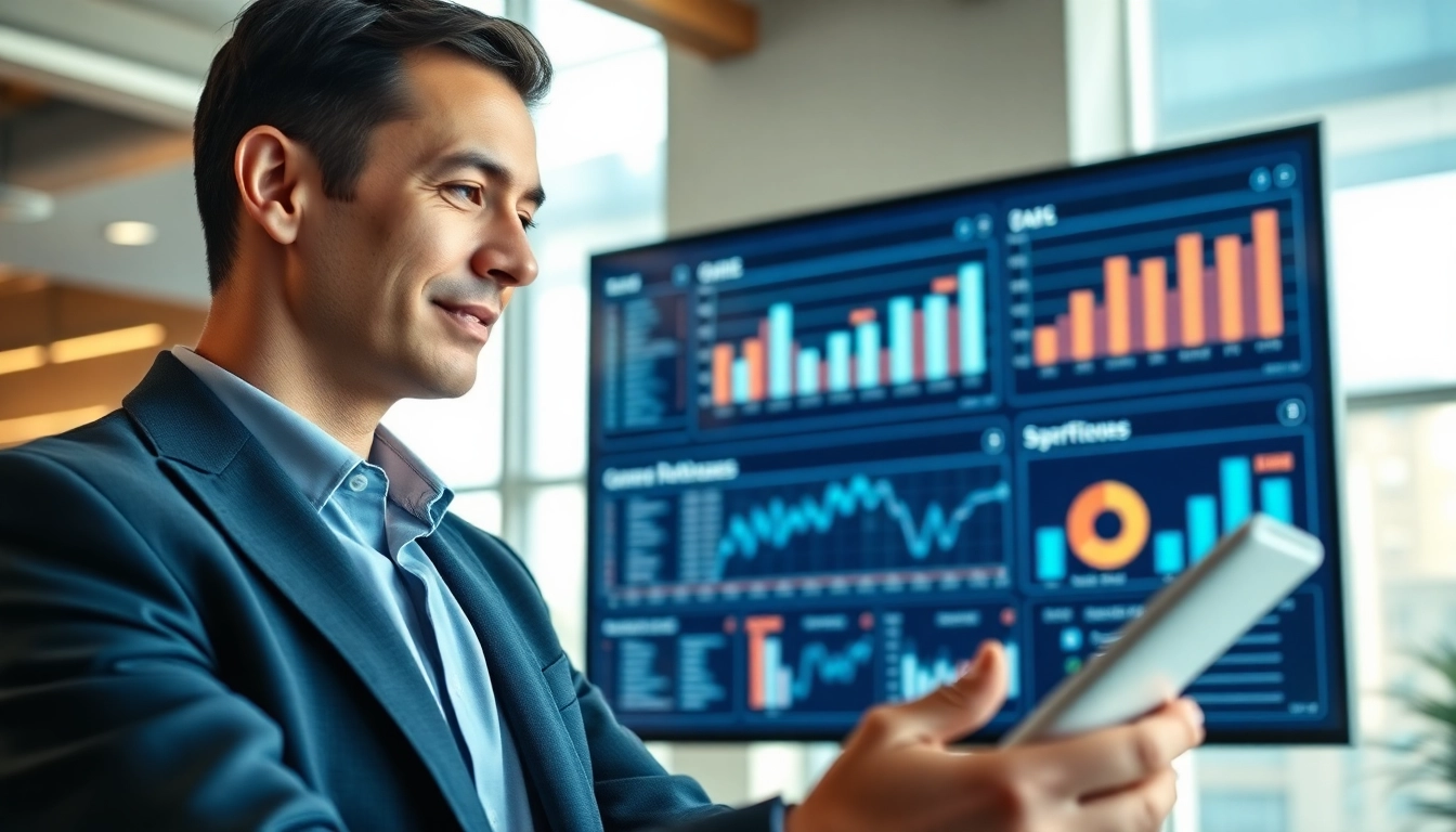 Consultant navigating registration and certification in Federal databases for federal contracts with a focused expression.