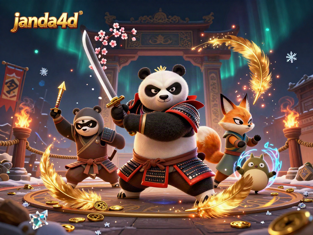 janda4d menawarkan permainan seru dengan karakter samurai panda dan ninja di arena taruhan.