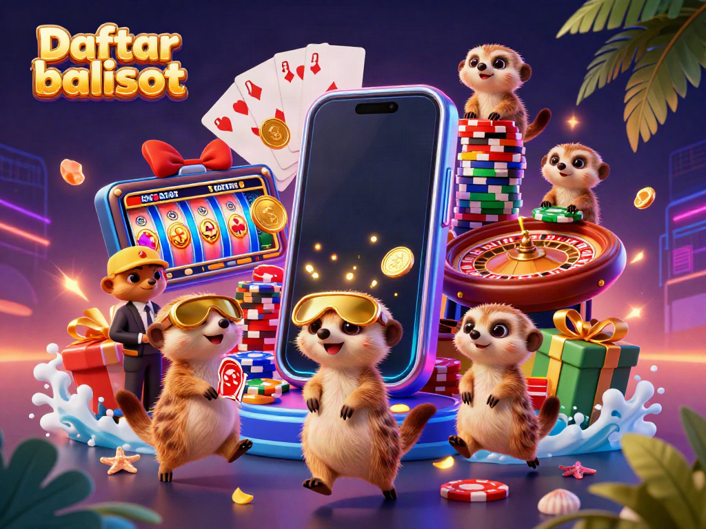 Engage with "Daftar balisot" at a vibrant meerkat casino, filled with dynamic games and chips.