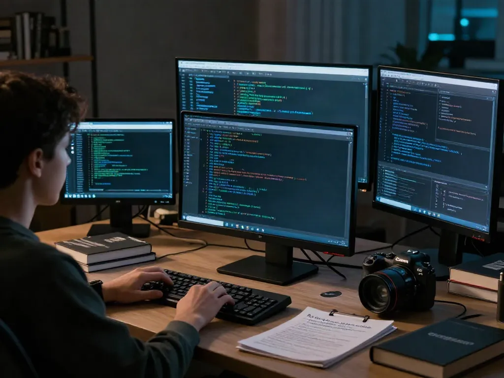 Exploring the hidden wiki on a computer with Tor browser interface and cybersecurity notes.