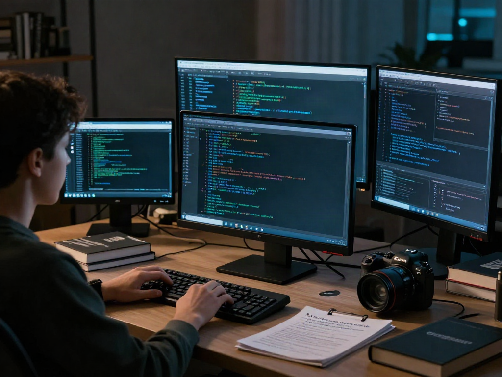 Exploring the hidden wiki on a computer with Tor browser interface and cybersecurity notes.