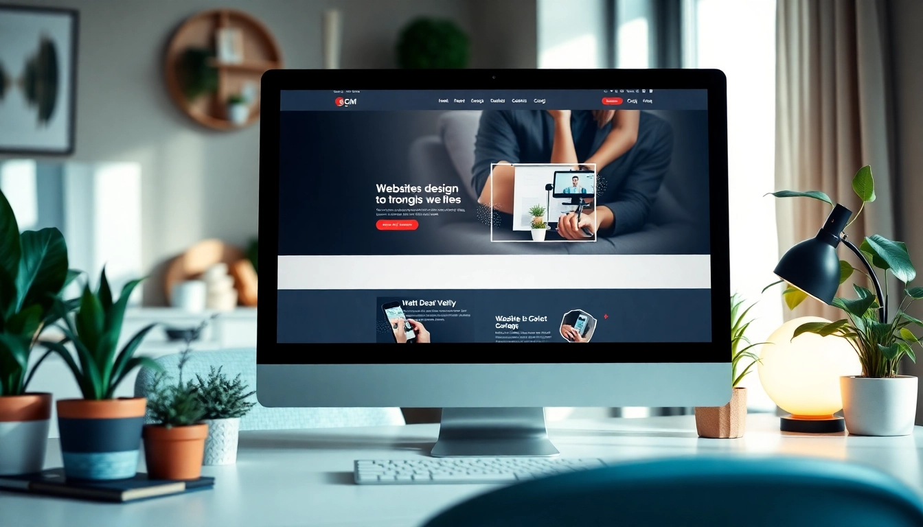 Die Website https://alvionz.de/ zeigt ein modernes Design in einem stilvollen Büro mit ästhetischen Elementen.