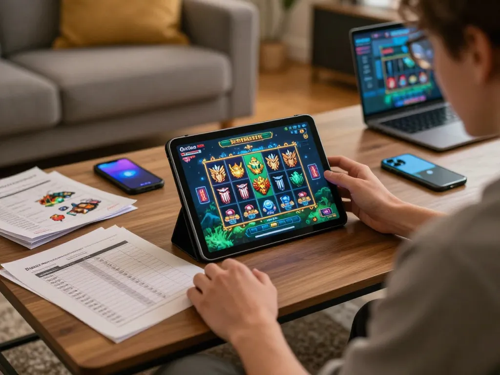 Engaging online gambling scene showcasing garuda slot gaming interface with vibrant graphics.