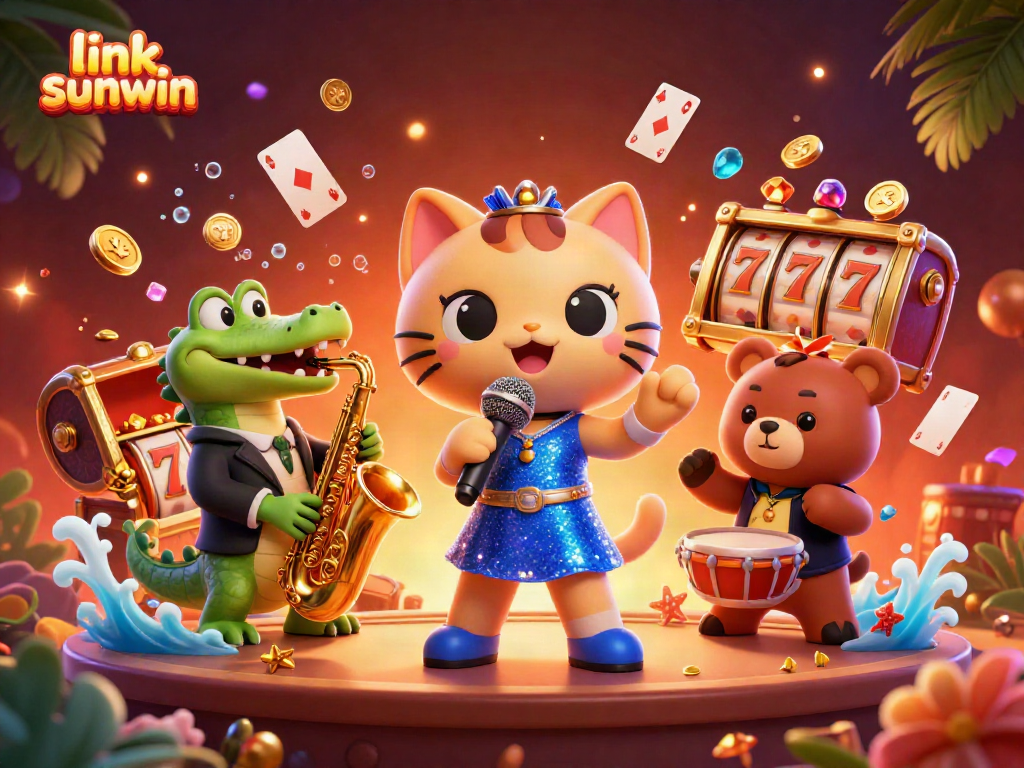 Experience the thrill of casino games with link sunwin featuring vibrant 3D characters and exciting elements.
