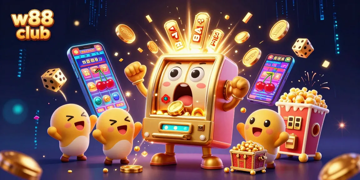 w88 club mang đến trải nghiệm chơi game tuyệt vời với slot machine và các yếu tố casino hấp dẫn.
