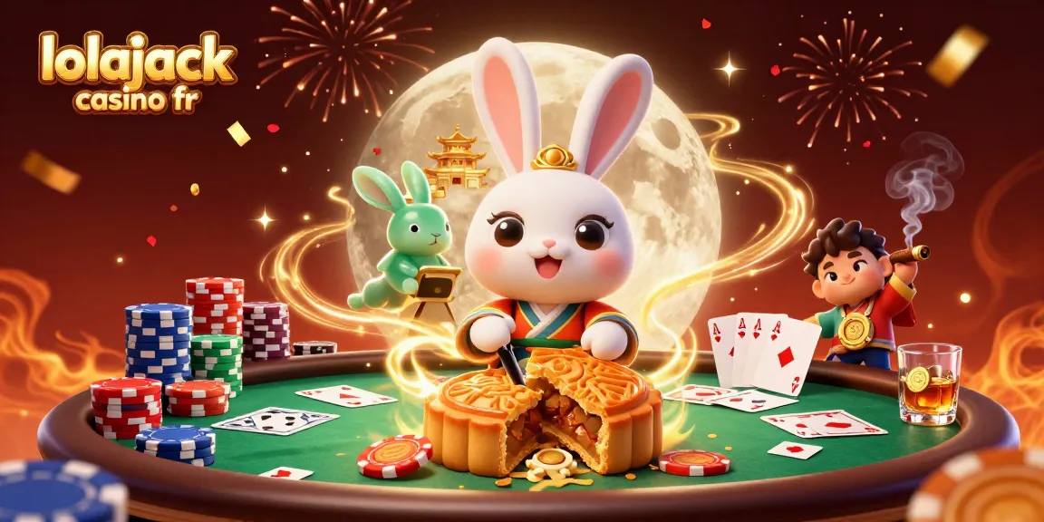 Experience thrilling gameplay at lolajack casino fr with vibrant poker elements, animated 3D illustrations, and festive atmosphere.