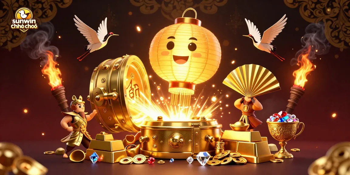 Activate your fortune at sunwin chính chủ with golden treasures and vibrant casino ambiance.