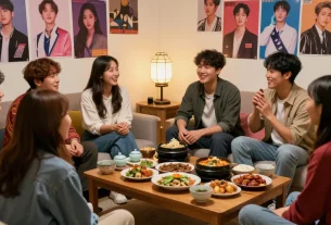 Explore cultural richness at https://hanadultalk.com with friends sharing Asian cuisine and K-pop moments, creating community.